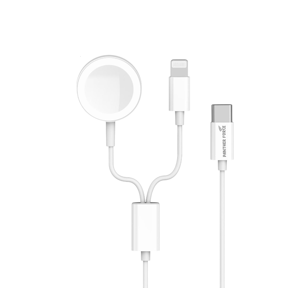 PF208- Panther Force 2-in-1 Watch Charger - Extended Length for Convenient Charging and Syncing of Your Phone PF208- Panther Force 2-in-1 Watch Charger - Extended Length for Convenient Charging and Syncing of Your Phone